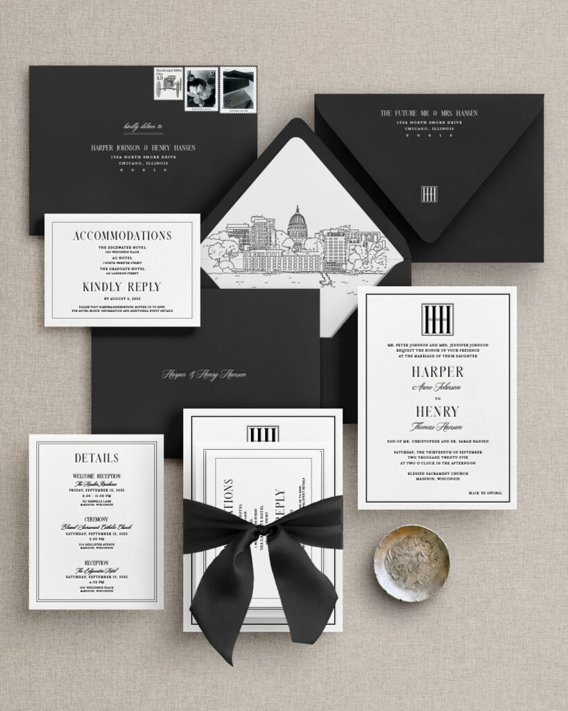 luxury wedding stationery designer; custom wedding invitations; wedding invitation design; Paper Ink Designs